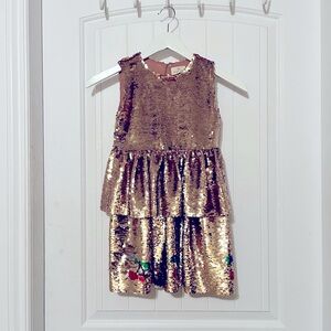 Konges Sløjd Lulu Sequin Dress in Brazilian Sand
